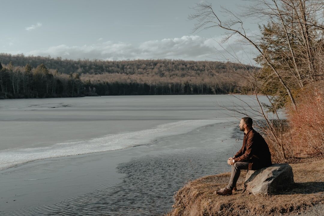 person reflecting on personal growth