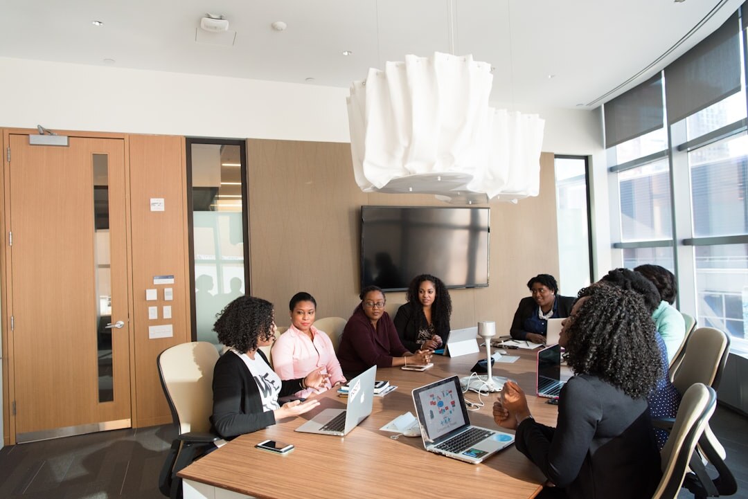 diverse team communicating