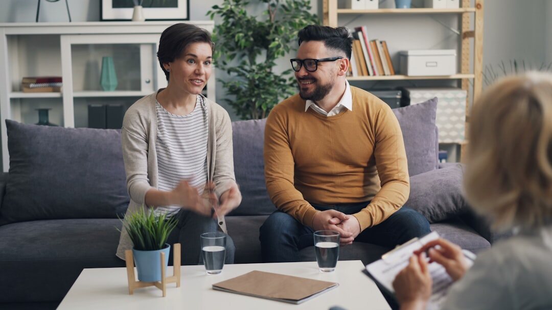 couple discussing calmly